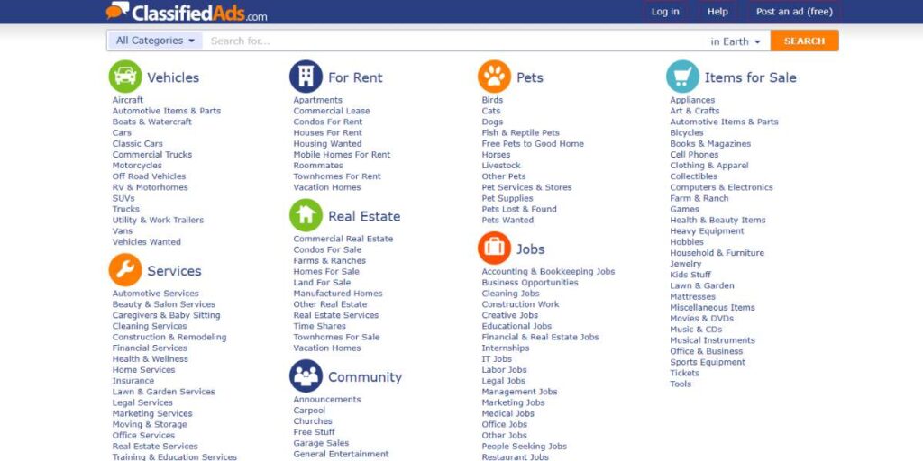Classified Submission Sites