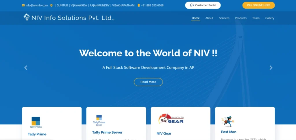 IT Company in Viz‍ag - NIV Info Solutio‌ns Pvt Ltd