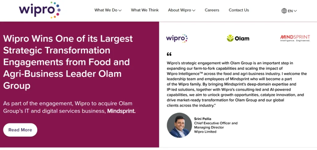 IT Company in Viz‍ag - Wi‌pro​