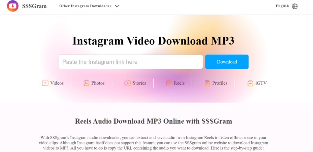 Instagram to MP3 Converter