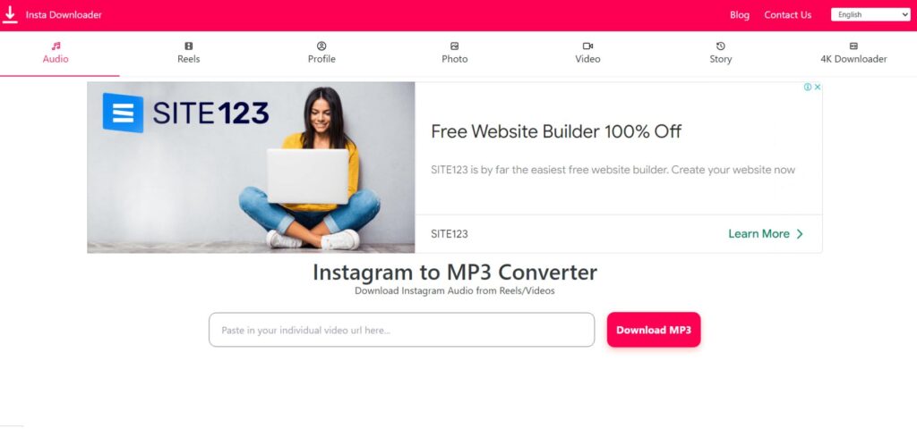 Instagram to MP3 Converter