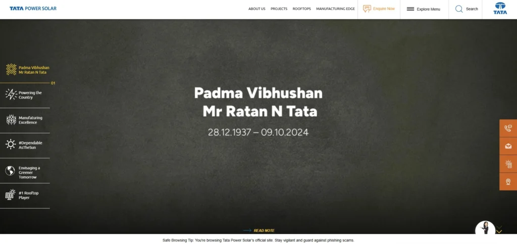Solar Company in India – Tata Power Solar