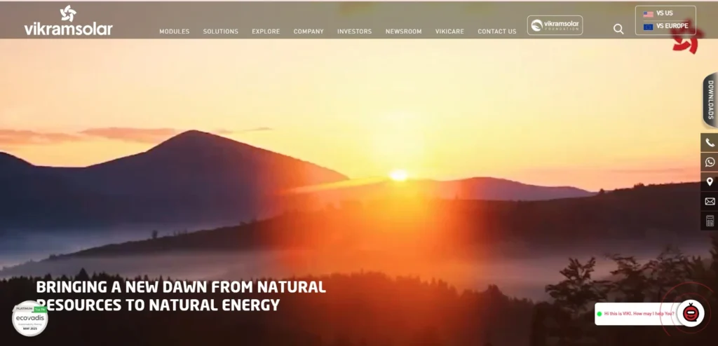Solar Company in India – Vikram Solar