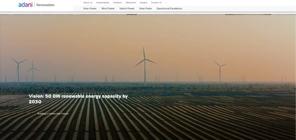 Solar Company in India – Adani Green Energy