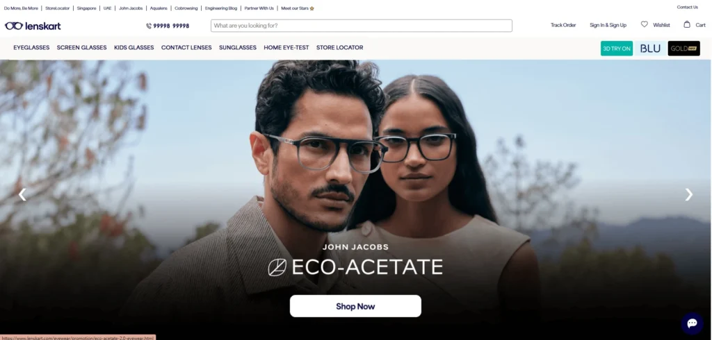 AI Company in India – Lenskart