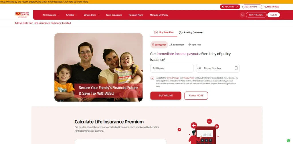 Life Insurance Company in India - Aditya Birla Sun Life Insurance