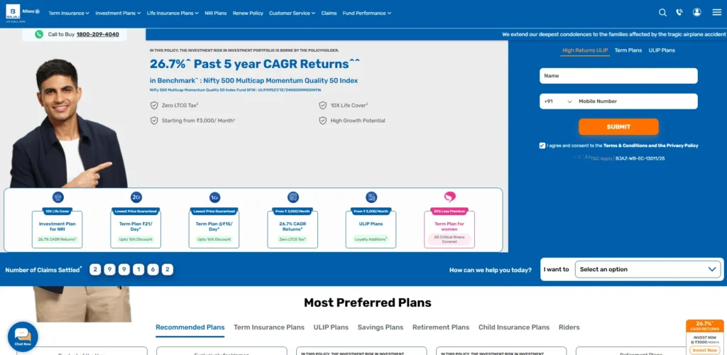 Life Insurance Company in India - Bajaj Allianz Life Insurance