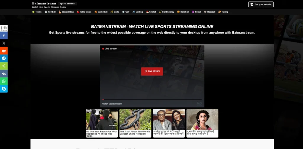 VIPBox Alternative - BatmanStream