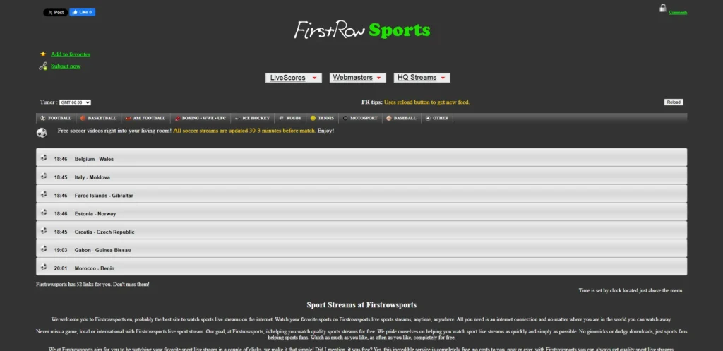 VIPBox Alternative - FirstRowSports