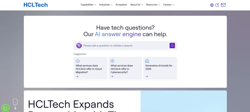 Product-Based Company in India - HCLTech