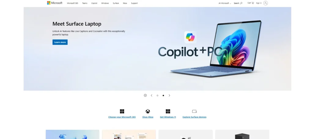 Product-Based Company in India - Microsoft