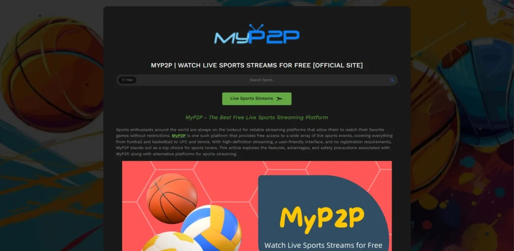 VIPBox Alternative - MyP2P