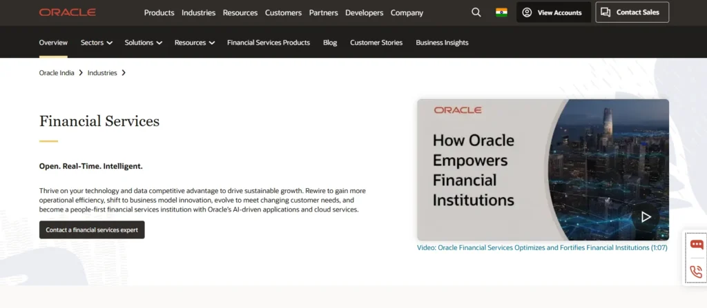 IT Company in India - Oracle Financial Services Software Limited (OFSS)