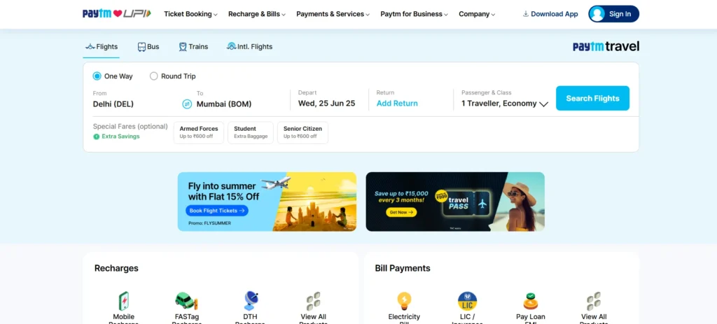 Fintech Company in India - Paytm