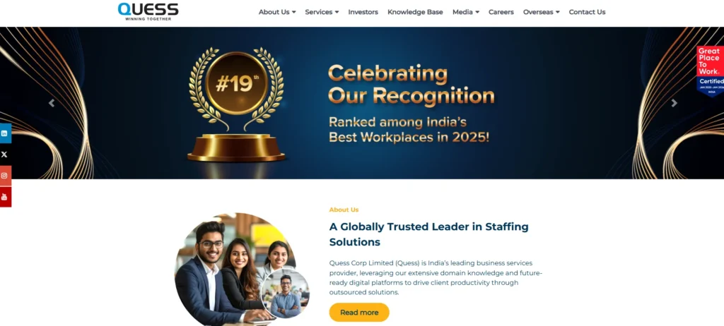 BPO Company in Bangalore - Quess Corp