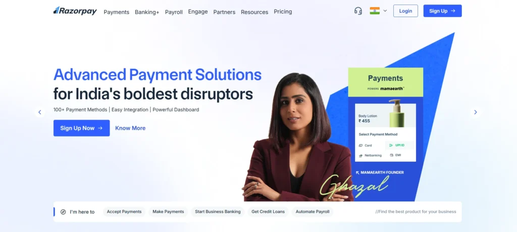 Fintech Company in India - Razorpay