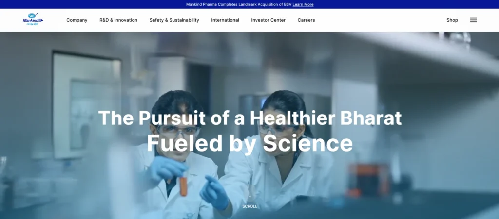 Pharma Company in India - Mankind Pharma