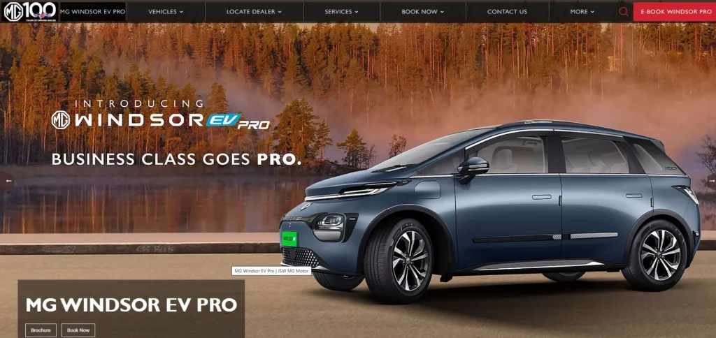 EV Company in India - MG Motor India
