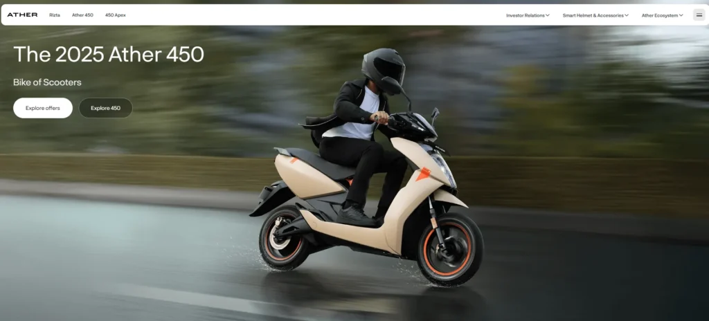 EV Company in India - Ather Energy