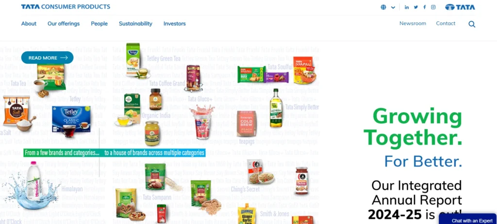 FMCG Company in India - Tata Consumer Products