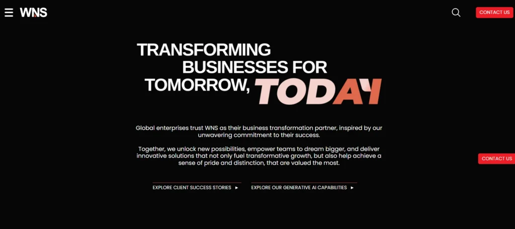 BPO Company in Bangalore - WNS Global Services