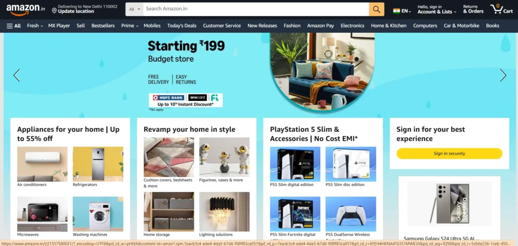 MNC Company in India - Amazon
