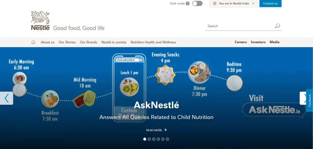 MNC Company in India - Nestle