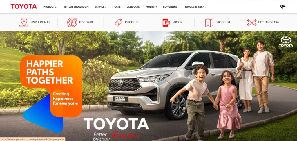 MNC Company in India - Toyota Kirloskar Motor