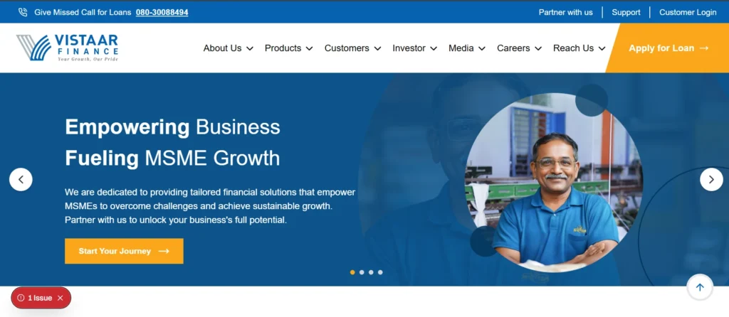 Finance Company in Pune – Vistaar Financial Services Pvt. Ltd.