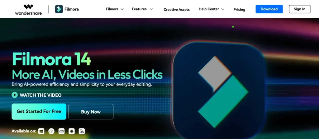 Video Editing Software – Filmora