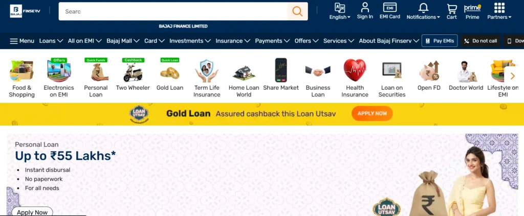 Finance Companies in Mumbai – Bajaj Finserv