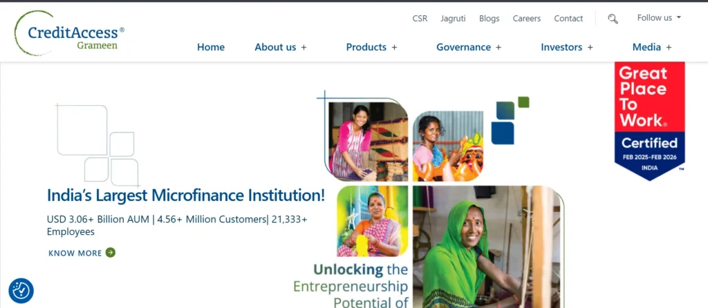 Finance Company in Pune – CreditAccess Grameen Ltd.