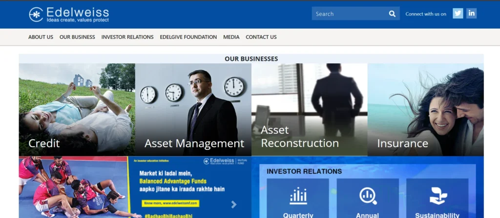 Finance Companies in Mumbai – Edelweiss Financial Services