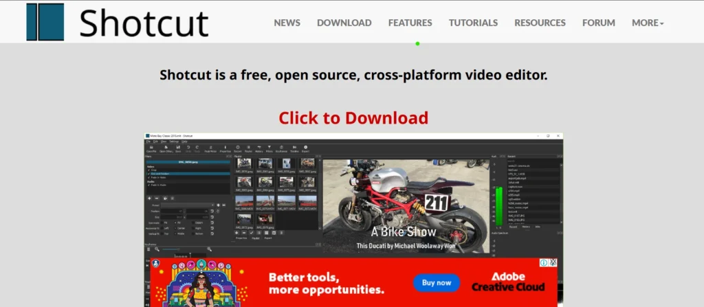 Video Editing Software – Shotcut