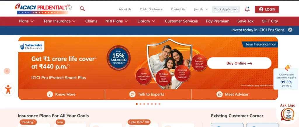 Finance Companies in Mumbai – ICICI Prudential Life Insurance