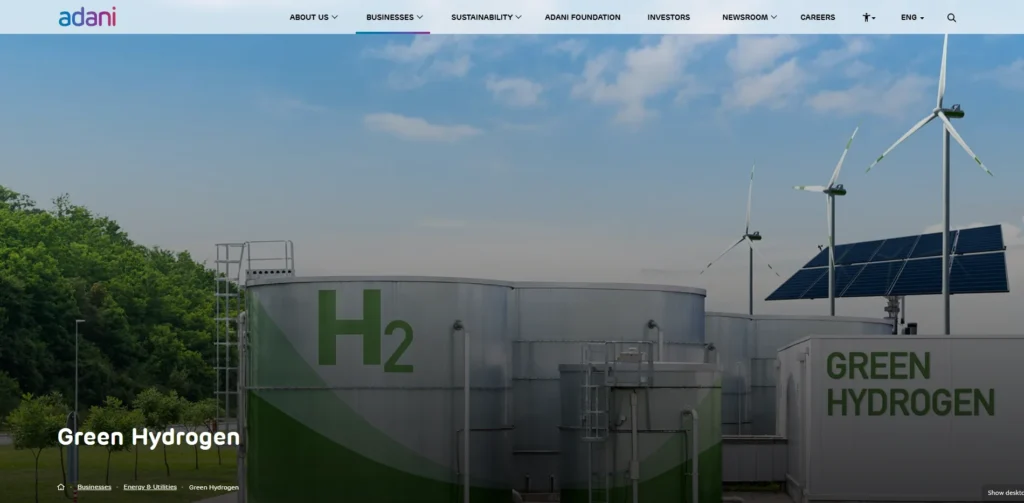Green Hydrogen Company in India - Adani New Industries Ltd (ANIL)