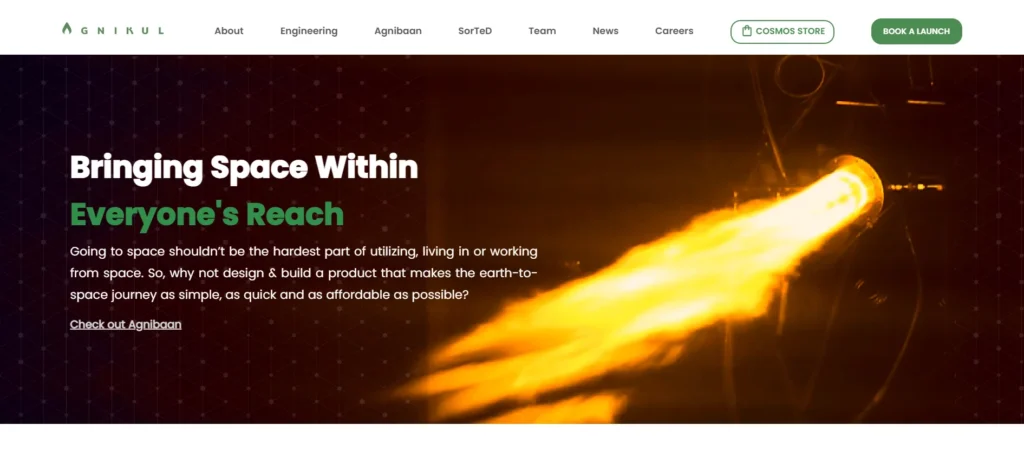 Startup Company in Hyderabad - Agnikul Cosmos