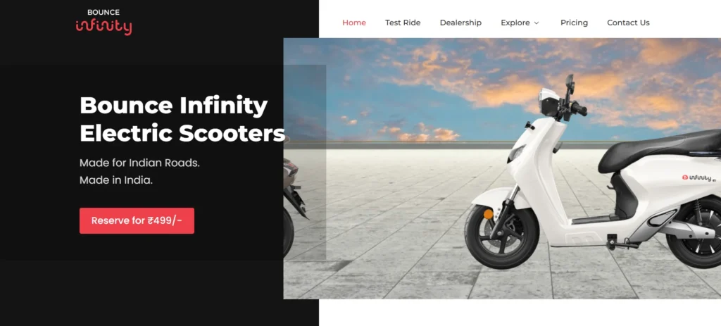 Startup Company in Bangalore - Bounce Infinity