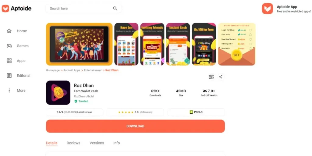 Daily 100 Rupees Earning Apps Without Investment