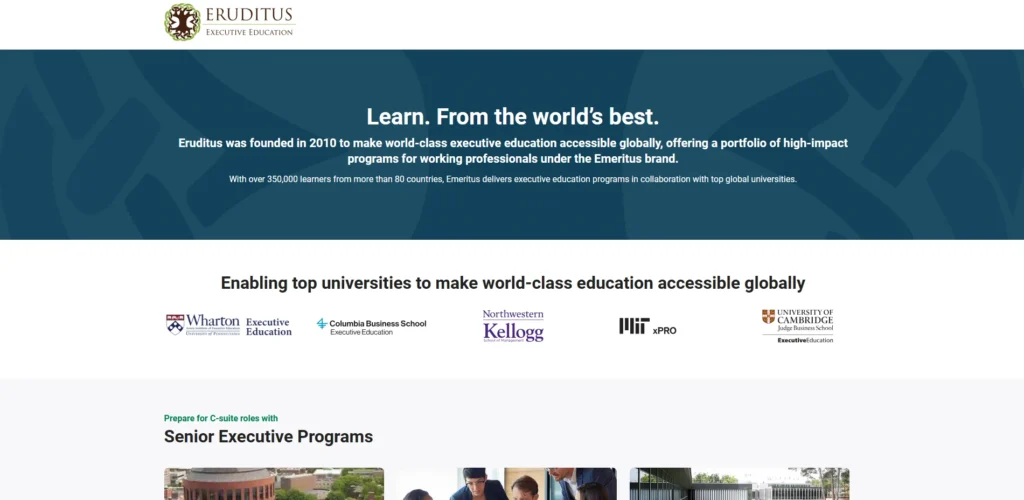 Ed-Tech Company in India - Eruditus