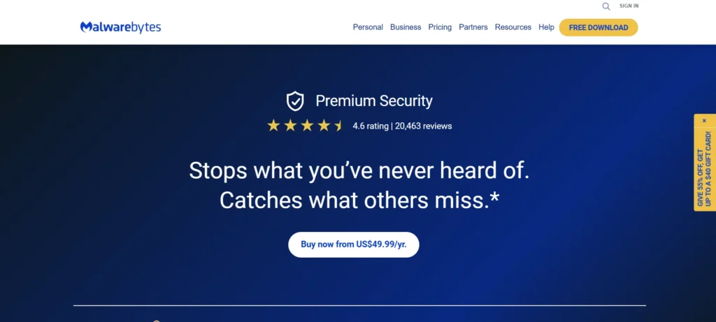 Antivirus Software - Malwarebytes Premium