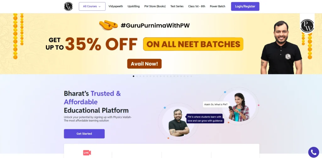 Ed-Tech Company in India - Physics Wallah