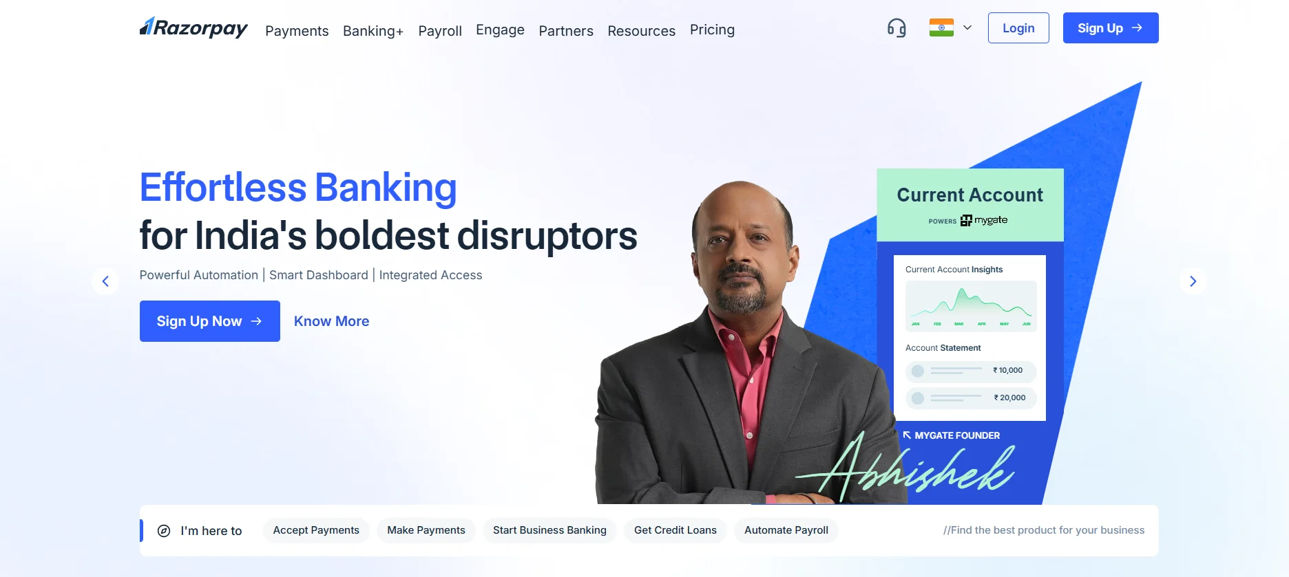 Finance Company in Bangalore - Razorpay