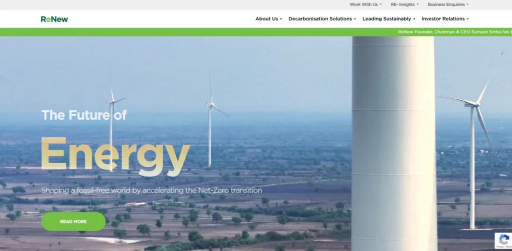 Green Hydrogen Company in India - ReNew Power (ReNew Energy Global PLC)