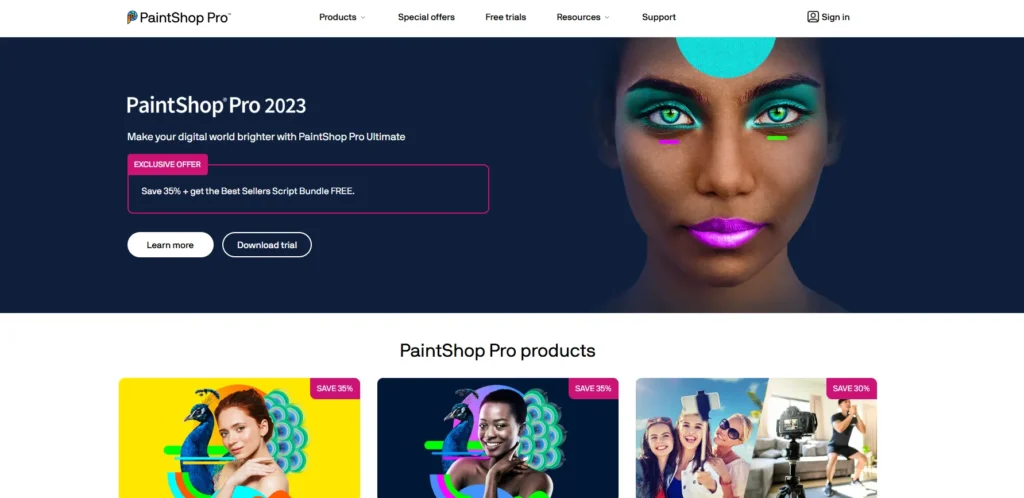Photo Editing Software - Corel PaintShop Pro