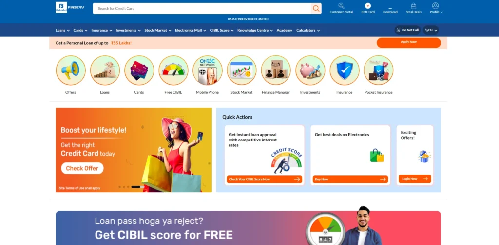 Finance Company in Bangalore - Bajaj Finserv