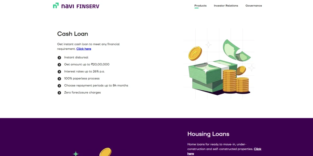 Finance Company in Bangalore - Navi Finserv