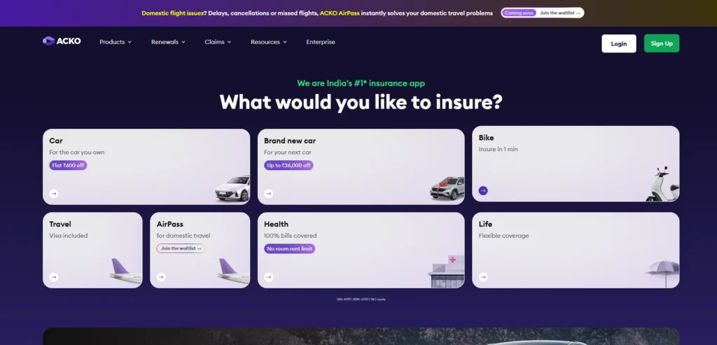 Finance Company in Bangalore - Acko General Insurance
