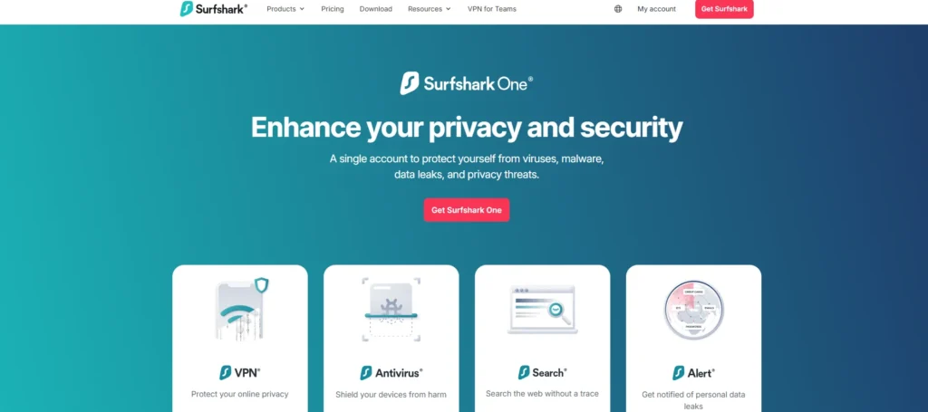 Antivirus Software - Surfshark One Antivirus