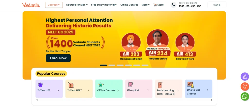 Startup Company in Bangalore - Vedantu